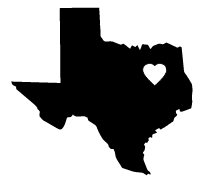 Texas Heart Gift Basket