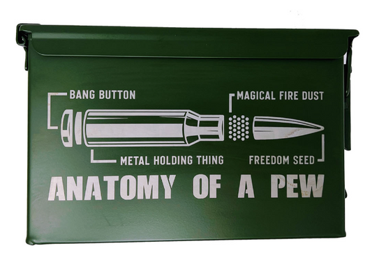 Anatomy of a pew 30 cal ammo can
